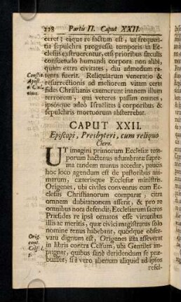 118-129, Caput XXII