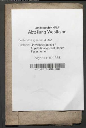 Weissenbach, Anton, Rhynern, Vikar
