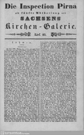 Lohmen, Struppen, Rabenau, Ruppendorf : 45. Lieferung