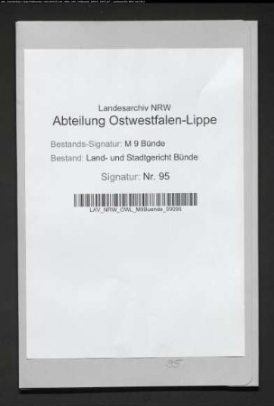 Erblasser: Ostermeyer, Anne Catharine, geb. Rohde:
