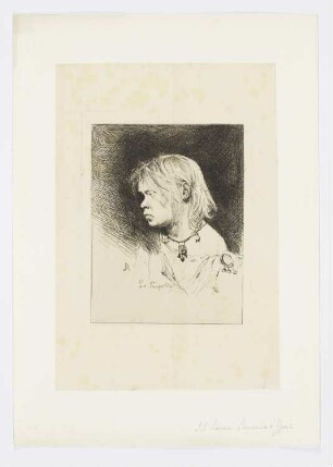 La pouparde, aus: Emile Cardon, "L’eau-forte en 1879: sixième année: trente eaux-fortes originales et inédites par trente des artistes les plus distingués", Paris 1879