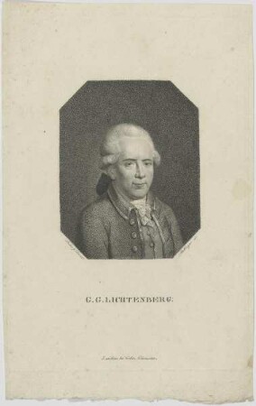 Bildnis des G. G. Lichtenberg