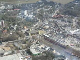 Luftbild Endhaltestelle Bergisch Gladbach