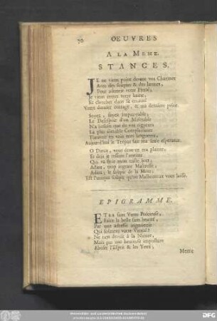 Epigramme. [Etre sans Vertus Précieuse, [et]c.]