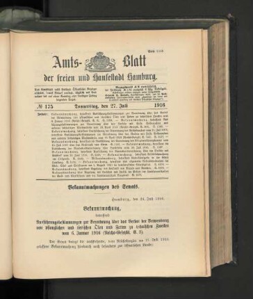 No. 175, 27. Juli 1916