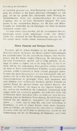 Pierre Flourens und Georges Cuvier