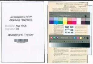 Entnazifizierung Theodor Brueckmann , geb. 15.07.1901 (Arbeiter)