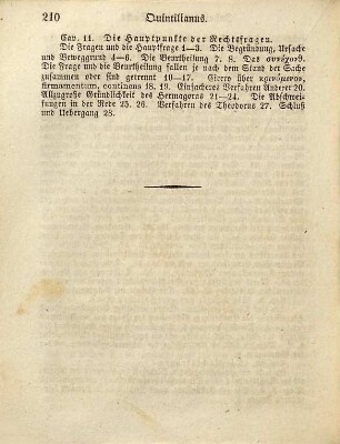 Marcus Fabius Quintilianus Zwölf Bücher Anleitung zur Beredtsamkeit, 3