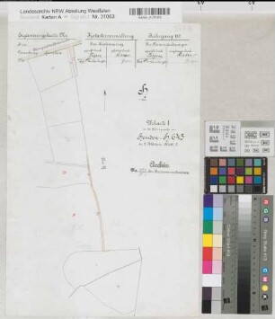 Hemden (Bocholt), Teilung der Hemden, Brouillonkarte Bl.2 Flur H