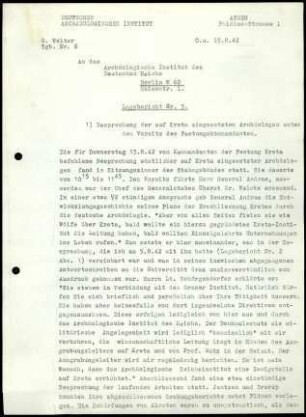Anlage II. G. Welter, Lagebericht Nr. 3