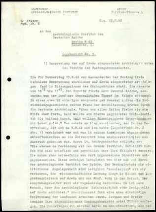 Anlage II. G. Welter, Lagebericht Nr. 3