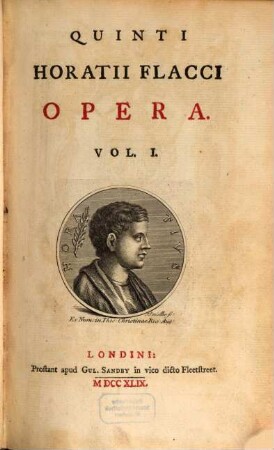 Quinti Horatii Flacci Opera, 1