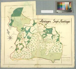 [Arbshagen, Groß-Kordshagen, Amt/Distrikt Barth] Arbshagen Och Grosse Koretzhagen Barths Destrict in Barths Ampt