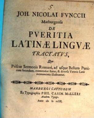 De pueritia Latinae linguae tractatus
