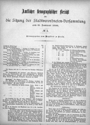 No 3, 21. Januar 1886