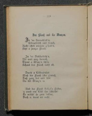 Der Flauh und die Wanzen.