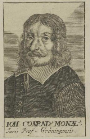 Bildnis des Iohannes Conradus Monaeus