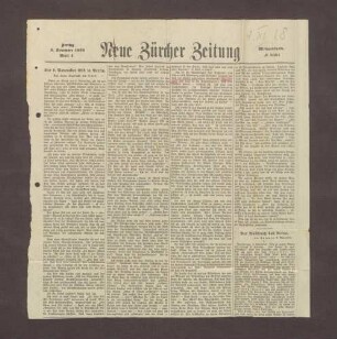 "Der 9. November 1918 in Berlin. Aus dem Tagebuch von T.B.F.", in: Neue Zürcher Zeitung