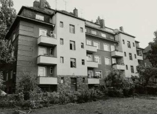 Glauchau, Wohnanlage, Hofansicht