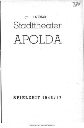Der Vetter aus Dingsda