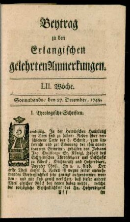 LII. Woche