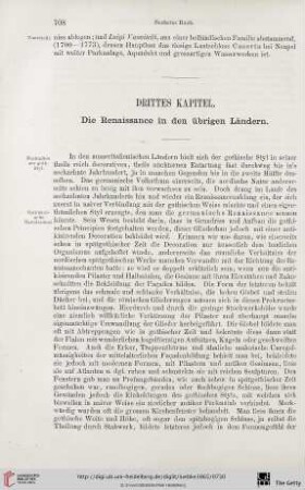 Drittes Kapitel: Die Renaissance in den übrigen Ländern