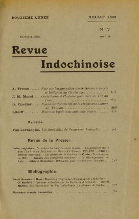 Juillet 1909. No 7