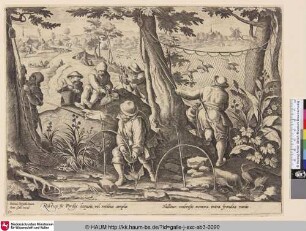 [Jagd auf Waldschnepfen mit Netzen und Fallen; Woodcock hunt with snare and net]