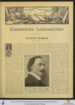 Elsässische Lebensbilder.