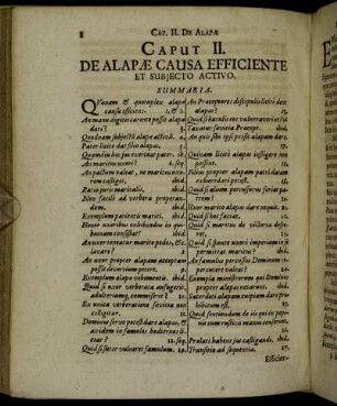 Caput II. De Alapæ Causa Efficiente Et Subjecto Activo.