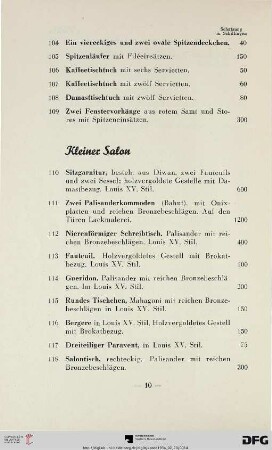 Kleiner Salon (Nr. 110-168)