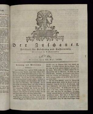 No. 61 - 21. Mai 1822
