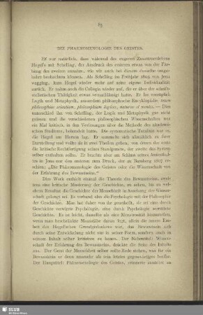 Die Phänomenologie des Geistes