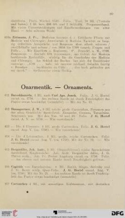 Onarmentik (Nr. 411-432)