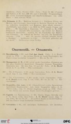 Onarmentik (Nr. 411-432)