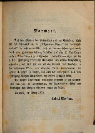Allgemeine Chronik des Volksschulwesens. 7. 1871 (1872)