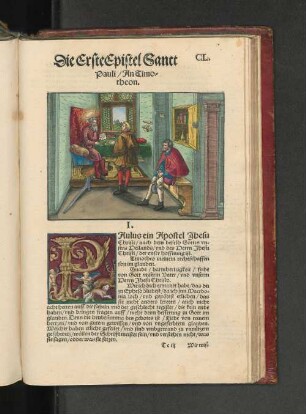 Die Erste Epistel Sanct Pauli / An Timotheon.