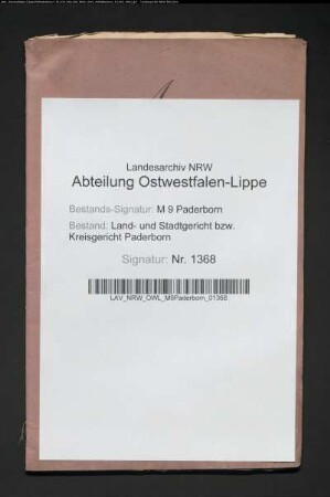 Erblasser: Tewes, Georg; Erblasser: Tewes, Anna Maria:
