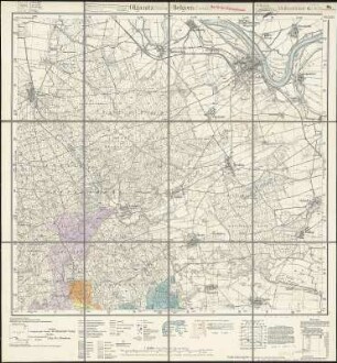 Meßtischblatt 6.(2612) : Olganitz (Sächs.) - Belgern (Preuß.), 1936 : Olganitz (Sächs.) - Belgern (Preuß.). - Umdr.-Ausg., aufgen. 1904, hrsg. 1907, berichtigt 1923. - 1:25000. - Leipzig, 1936. - 1 Kt.