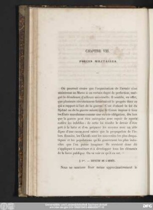§ 1er. — Effectif De L'Armée.