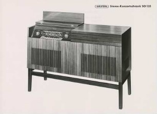 Grundig Stereo-Konzertschrank "SO 135" von Heinz R. Hübner