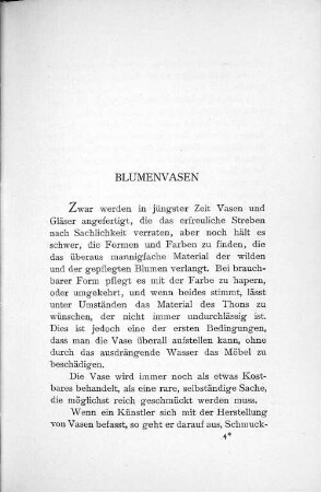 Blumenvasen