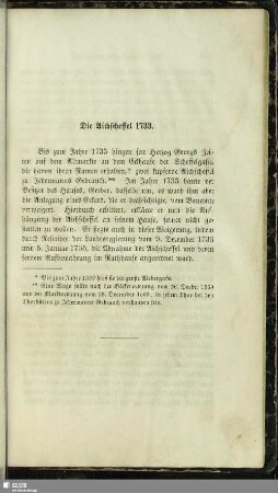 Die Aichscheffel 1733.