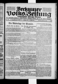 Beckumer Volks-Zeitung. 1921-1930