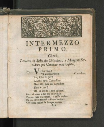 Intermezzo Primo.