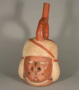Figurengefäß mit Steigbügelausguss