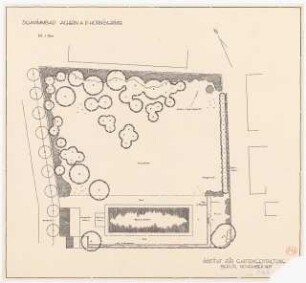 Schwimmbad, Achern: Grundriss 1:500