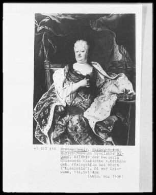 Herzogin Elisabeth Charlotte von Orléans, geb. Pfalzgräfin bei Rhein (1652-1722)