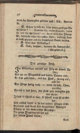 Der zornige Fritz.