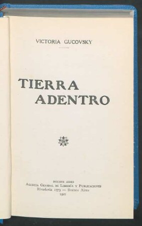 Tierra adentro